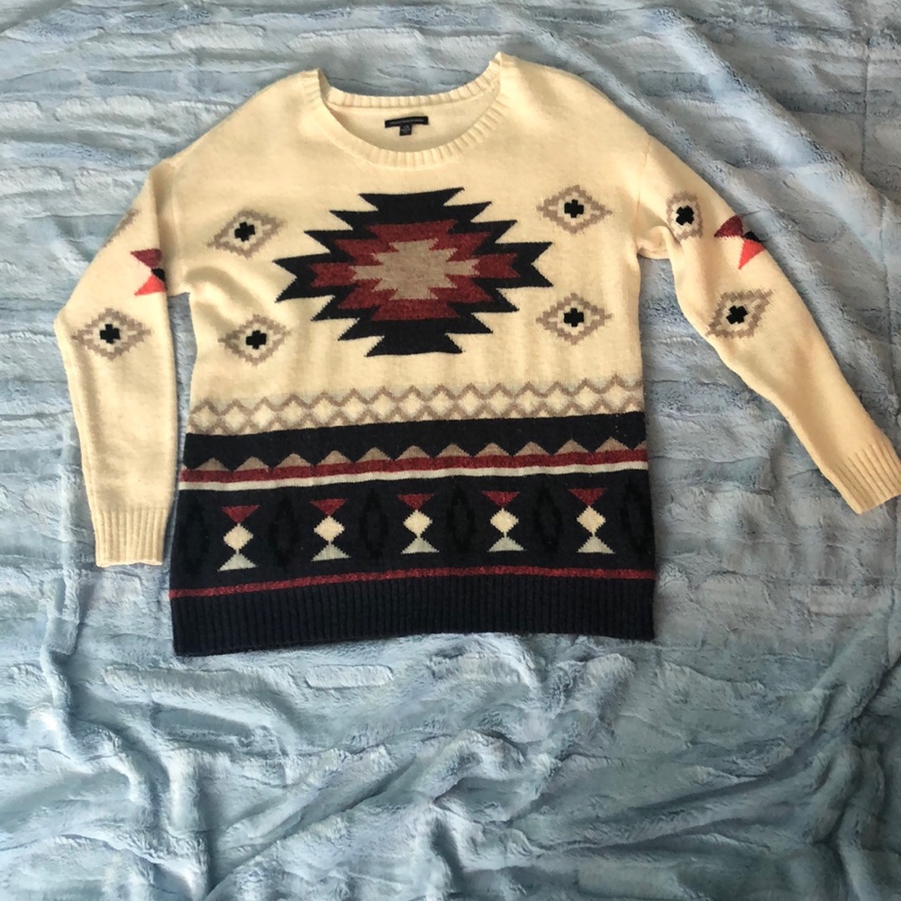 Southwestern patterned sweater